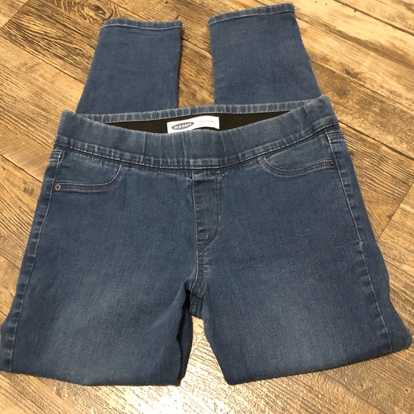 old navy pull on jeans